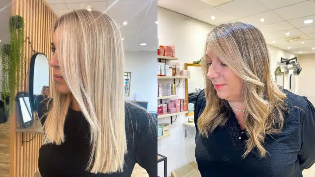 Air Touch balayage technique coiffure