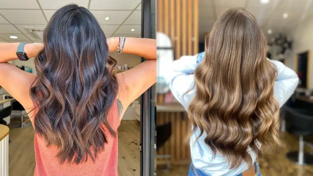 balayage inversé technique coiffure