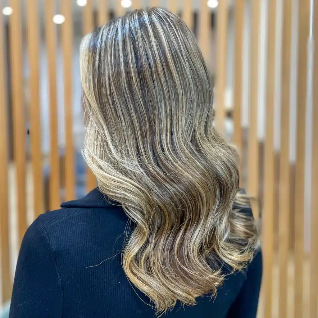 Mèches types de balayages technique