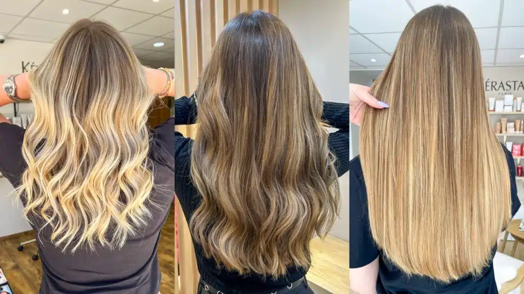 Ombré hair type balayage coiffeur