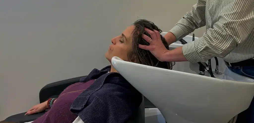 rituel relaxant massage cranien studio coiffure